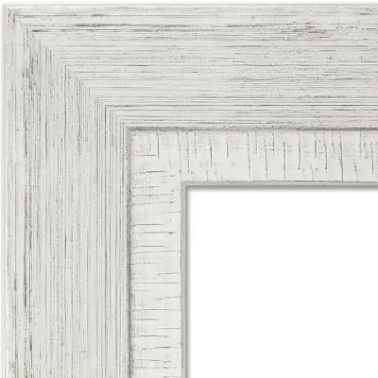 Amanti Art Rustic White Wash Framed Dry Erase Magnetic Board image {3}