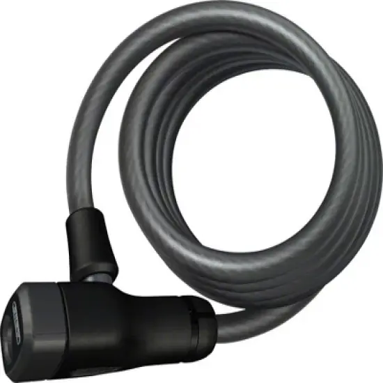 ABUS Star 4508 Keyed Coiled Cable Lock Black 150cm x 8mm Without Bracket image {1}