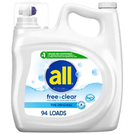 All Free Clear Liquid Concentrated Laundry Concentrated Detergent image {9}