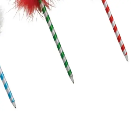Winter Wonderland Pens (3 Pack) - Shaking Snow Globes, Black Ink (Snowman, Tree, Santa) image {3}