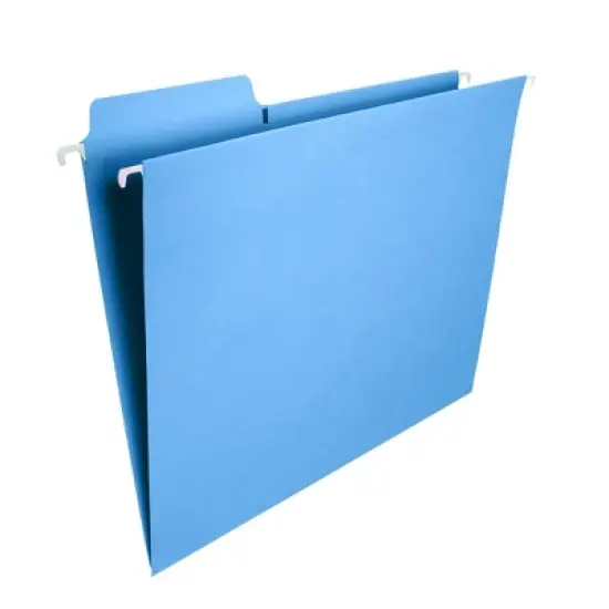 Smead FasTab Hanging File Folder, 1/3-Cut Built-In Tab, Letter Size, 20 per Box image {3}