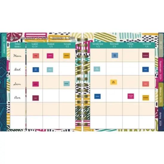 Lang 2024 Weekly/Monthly Planner 8.5"x9.5" Plan-It Journey of the Heart image {2}