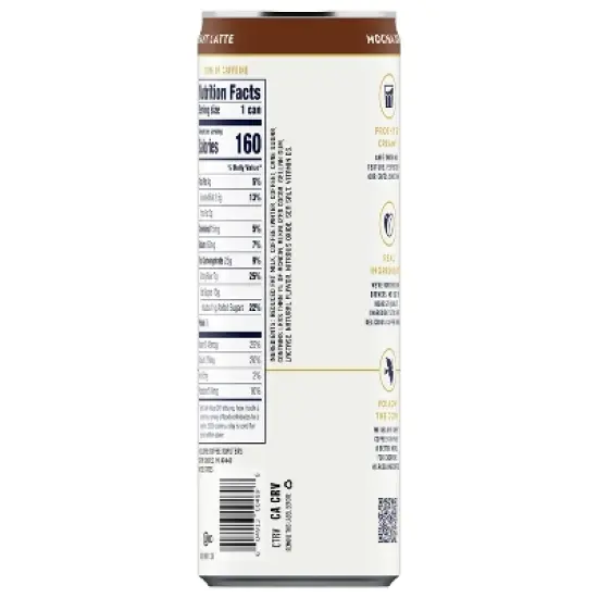 La Colombe Mocha Draft Latte - 11 fl oz Can image {9}