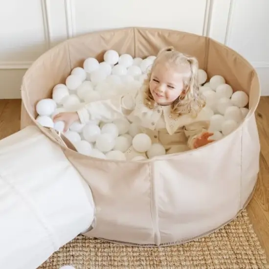 Rollic Playroom Bundle Tent Tunnel and Ball Pit - Cream: Steel Frame & Polyester Material image {4}