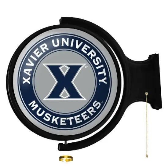 University Original Round Rotating Lighted Wall Sign image {102}