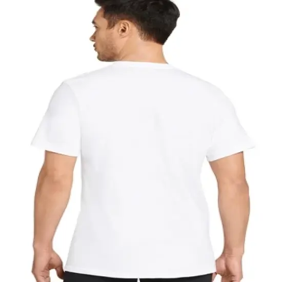 Jockey Men's Made in America 100% Cotton V-Neck T-Shirt - 2 Pac image {2}