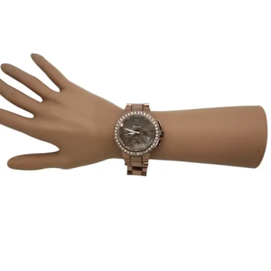 Olivia Pratt Rhinestone Roman Numeral Boyfriend Watch image {3}