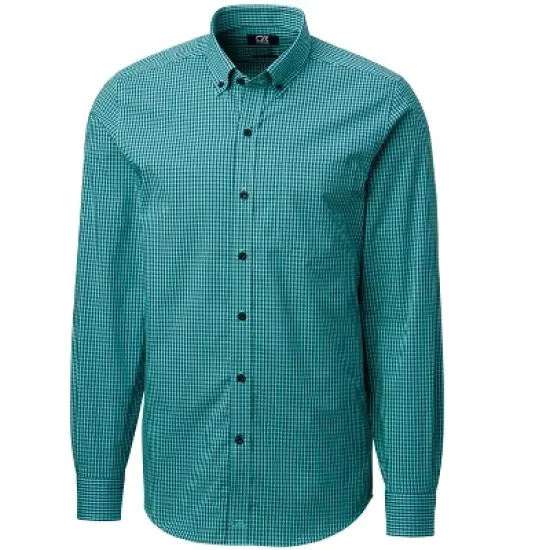 Cutter & Buck Mens Anchor Gingham Tailored Fit image {2}