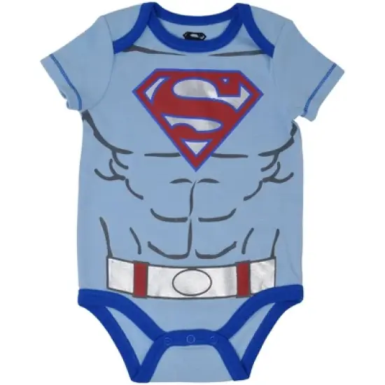 DC Comics Justice League Superman Baby Boys Short Sleeve Bodysuits & Pants  image {2}