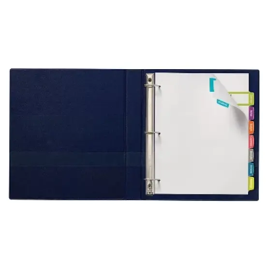 Avery Easy Peel Lrg Tab Dividers 8-Tab 4/PK White 14439 image {4}