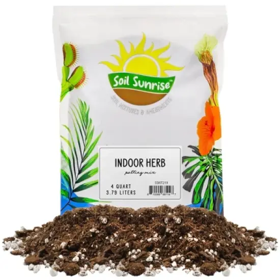 Soil Sunrise Indoor Herb Planter Potting Mix, for Container Gardening image {9}