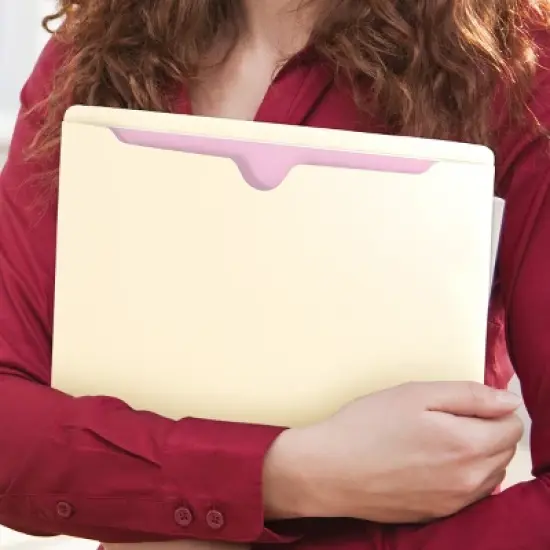 Smead File Jacket, Reinforced Straight-Cut Tab, Flat-No Expansion, Letter Size, Manila, 100 per Box (75500) image {10}