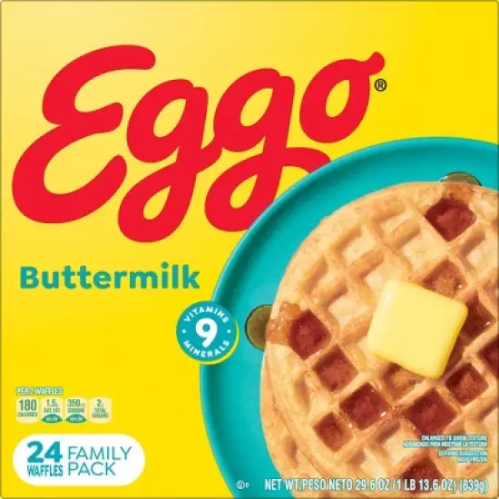 Eggo Frozen Waffles Buttermilk - 29.6oz/24ct image {8}