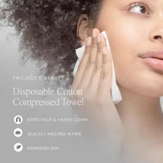 Project E Beauty 500pcs Disposable Under Eye Pads Cotton | Disposable Eye Patches | DIY Lotion Serum Toner Eye Mask | Skincare image {2}