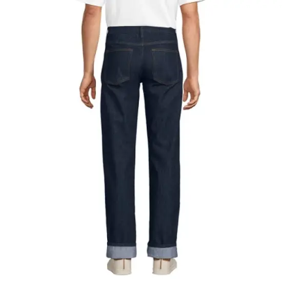 Lands' End Men's Seldvedge Jean image {4}