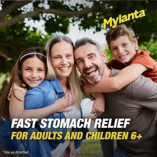 Mylanta Multi-Symptom Stomach Remedy Liquid Mixed Berry 16 Oz image {3}
