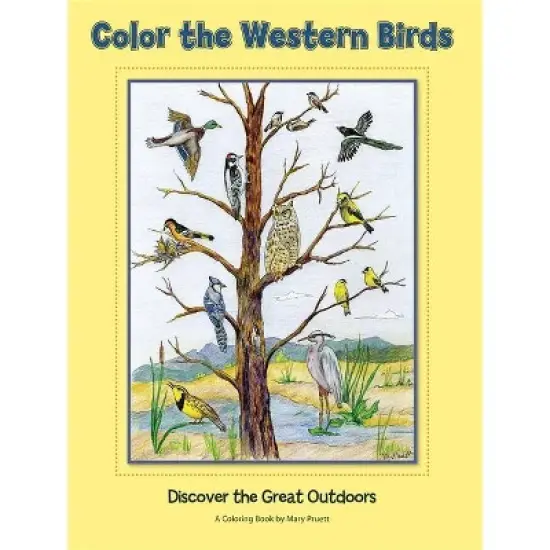 Color the Western Birds - (Pruett) (Paperback) image {1}