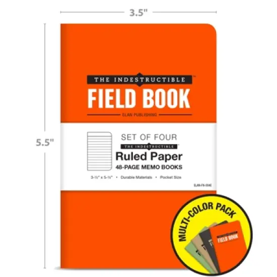 Elan Publishing Company Indestructible Mini Field Book Set - COMBO/LINED image {5}