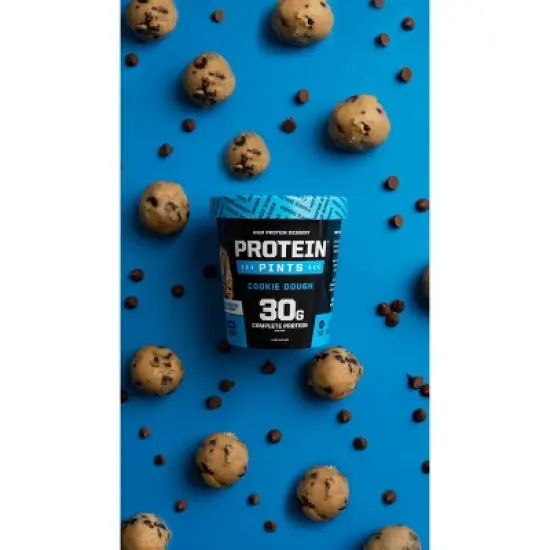 Protein Pints Cookie Dough Frozen High Protein Ice Cream - 16oz image {5}