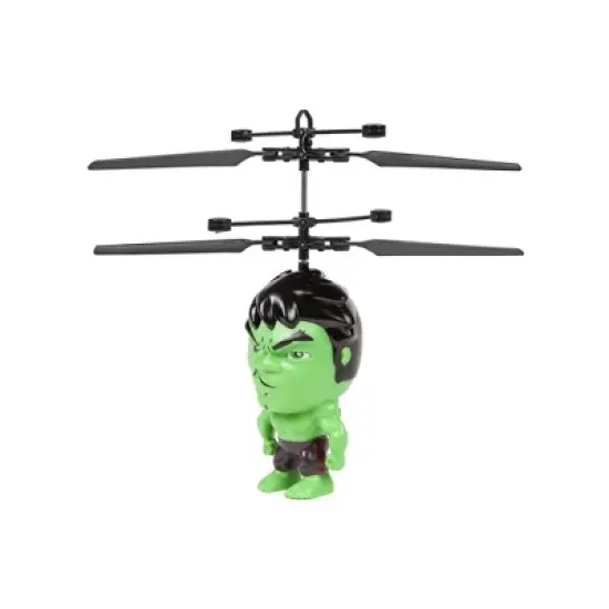 World Tech Toys Marvel 3.5" Hulk Flying Figure IR Helicopter image {1}