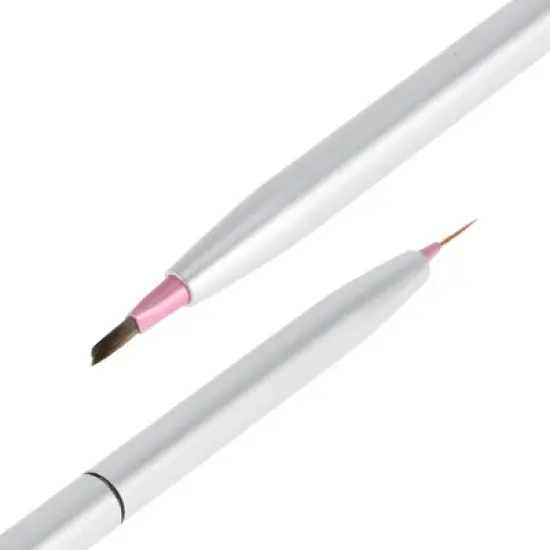 Unique Bargains Double Head Nail Painting Brushes for Home DIY Pink 1 Pc image {4}