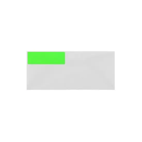 JAM Paper Address Labels 1 1/3" x 4" Neon Green 14 Labels/Sheet 9 Sheets/Pack (359329613) image {4}