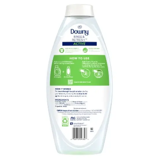 Downy Rinse Active Fresh Laundry Additives - 48oz image {2}