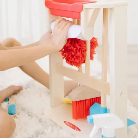 Melissa & Doug Deluxe Sparkle & Shine Cleaning Play Set (11pc) image {6}