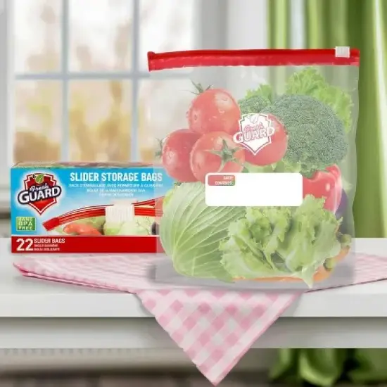 Slider Storage Bags, Zippered Fresh-keeping Bag, Heavy Duty Food Sorting Storage Bag, Food Preservation Sealed Bag image {5}