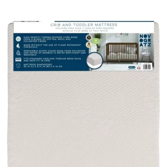 Novogratz Baby Mattress - White image {7}