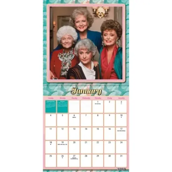 Trends International 2026 Golden Girls 12"x12" Wall Calendar image {1}