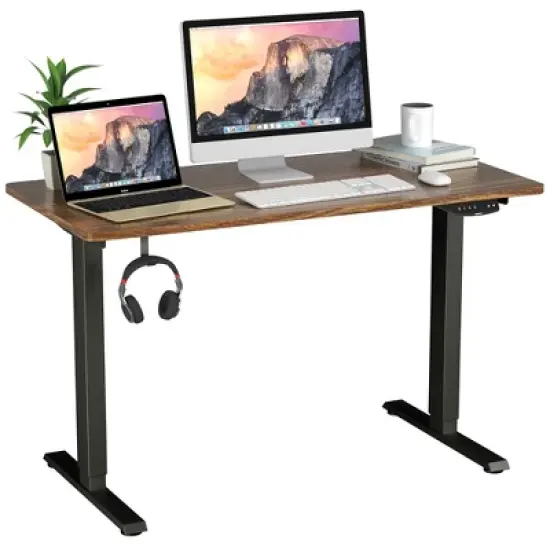 Costway Industrial Electric Adjustable Standing up Desk Dual Motor w/ Controller image {10}