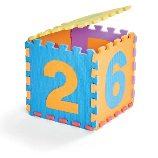 Kidoozie ABC & 123 Puzzle Playmat, Foam Playmat with Storage Bag for Toddler or Preschooler, Ages 12m+ image {2}