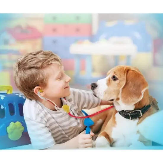 Kidzlane Deluxe Veterinarian Kit for Kids and Toddlers, Multicolored image {1}