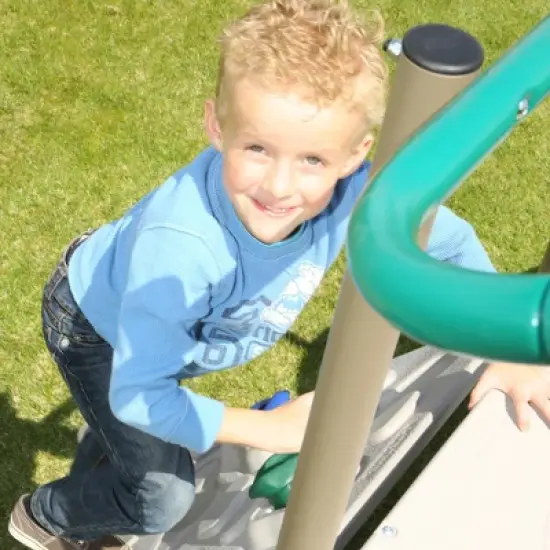 Lifetime Playset Climb and Slide Swing Set - Earthtone image {17}