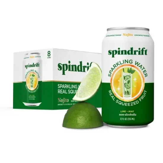 Spindrift Nojito Sparkling Water - 8pk/12 fl oz Cans image {6}