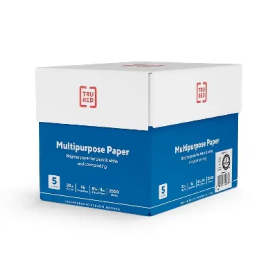 TRU RED 8.5x11 Color Printer Paper 20 lbs. 96 Brightness 26916-U/TR56963 image {2}