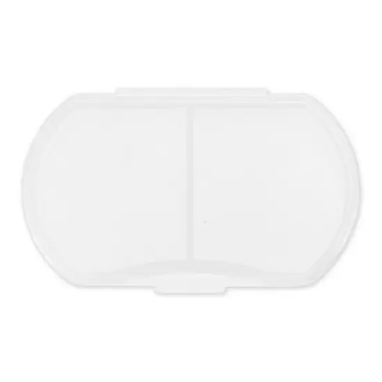 Unique Bargains 2 Grid Portable Mini Pill Case 1 Pc image {6}