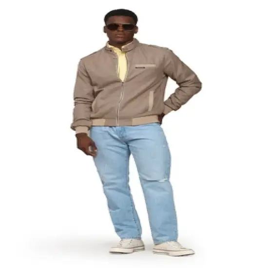 Members Only - Men's Clinton Houndstooth Iconic Racer Jacket image {3}