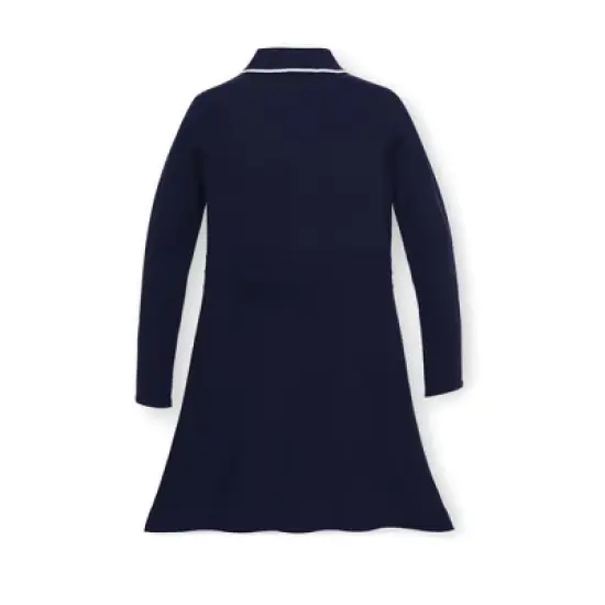 Hope & Henry Girls' Long Sleeve Sweater Dress with Contrast Tipping, Infant image {3}
