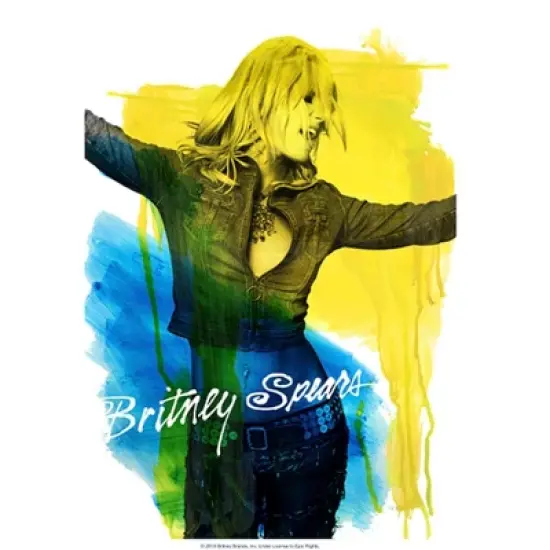 Junior's Britney Spears Rocker Color T-Shirt image {1}