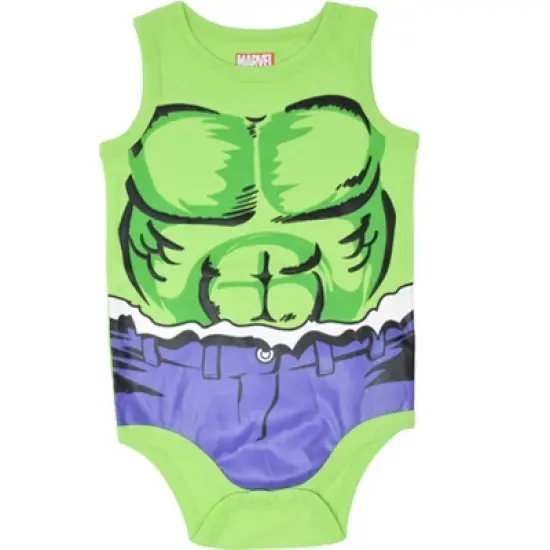 Marvel Avengers Captain America Iron Man Hulk Spider-Man 5 Pack Bodysuits Multicolor  image {4}