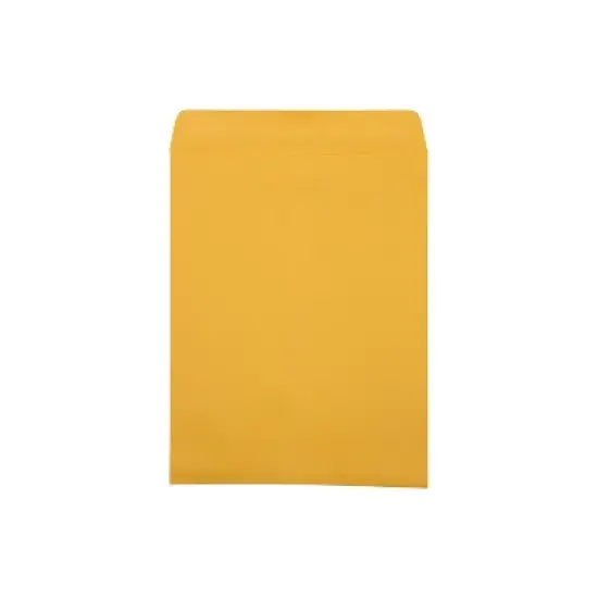 JAM Paper Booklet Envelope 10" x 13" Brown Kraft 50/Pack (4153i) image {1}