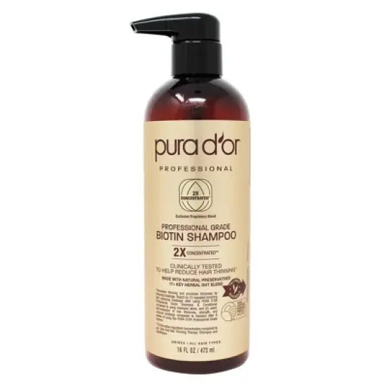 Pura d'or Professional Grade Biotin Shampoo image {4}