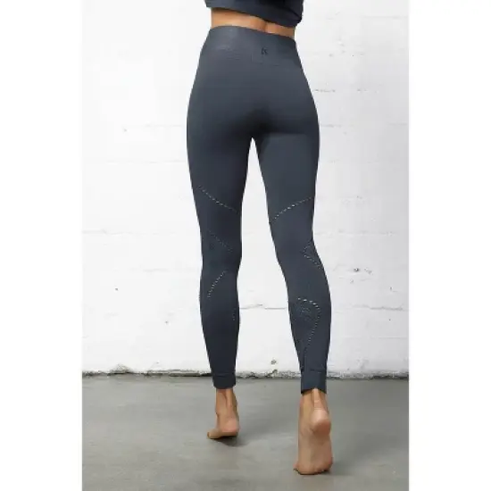 Spruce Fashion Breathable Seamless Open Stitch High Stretch Performance Moisture-Wicking Leggings image {4}
