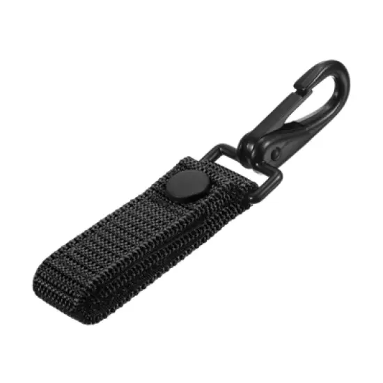 Unique Bargains Belt Keeper Key Ring Nylon Webbing Strap Hanging Gear Buckle with Snap Key Holder image {2}