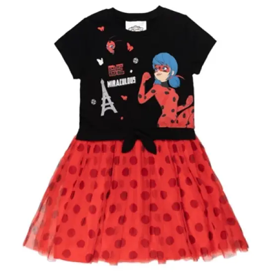 Miraculous Ladybug Rena Rouge Girls Tulle Dress Toddler to Big Kid image {10}