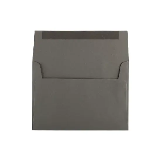 JAM Paper A7 Invitation Envelopes 5.25 x 7.25 Dark Grey 50/Pack (36396434I) image {1}