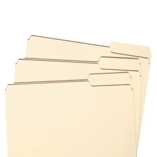 Smead File Folder, Letter, 1/3-Cut Tab Right Position, Letter Size, Manila, 100 Per Box (10333) image {4}