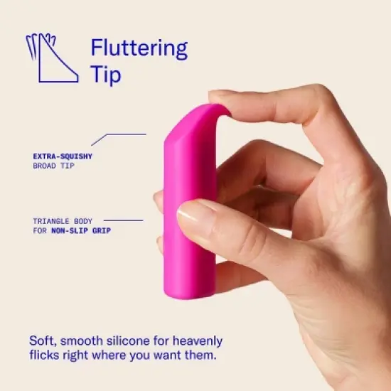 Dame Zig Softest Lipstick Bullet Vibrator for Women - Pink image {2}